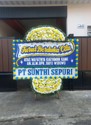 Papan Bunga Duka di Cemplang
